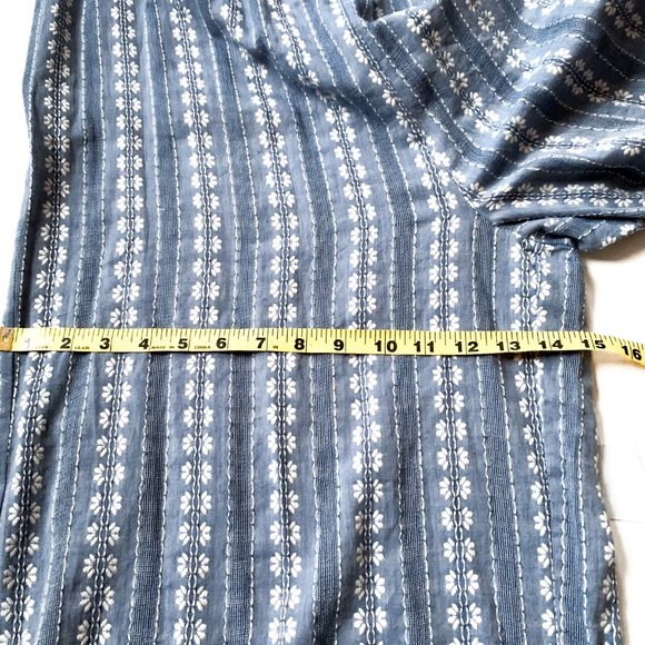 NWOT anthropologie dobby striped jumpsuit blue M - Picture 10 of 10
